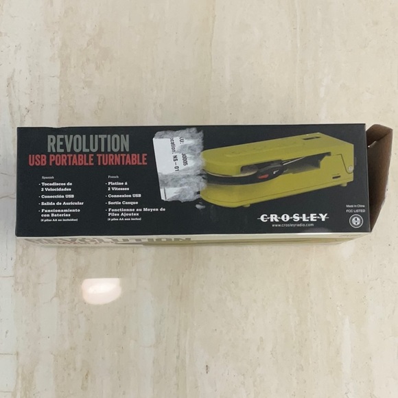 Record Player Portable Turntable Crosley Revolution USB Vinyl Records CR6020A-GR - Picture 4 of 11